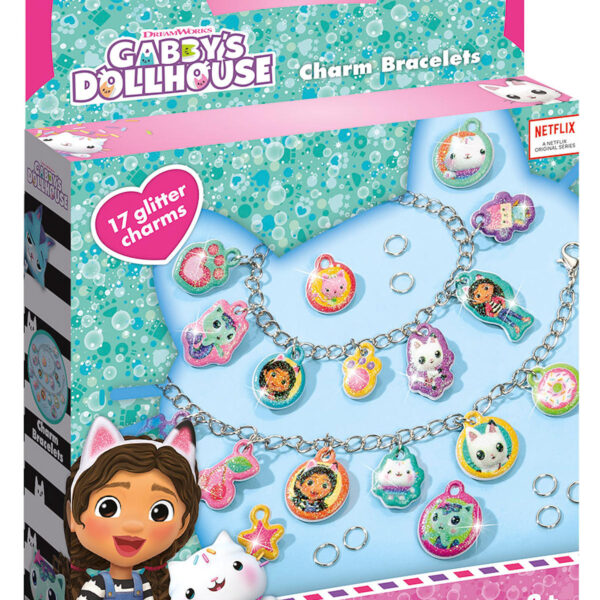 Totum Gabby's Dollhouse Glitter Charm Bracelets