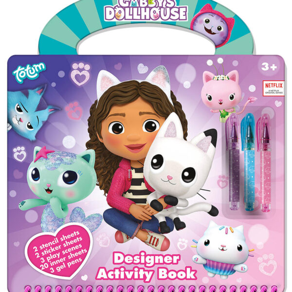 Totum Gabby's Dollhouse Designer Activity Book