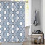 DH Douchegordijn Brest blauw 180x200cm