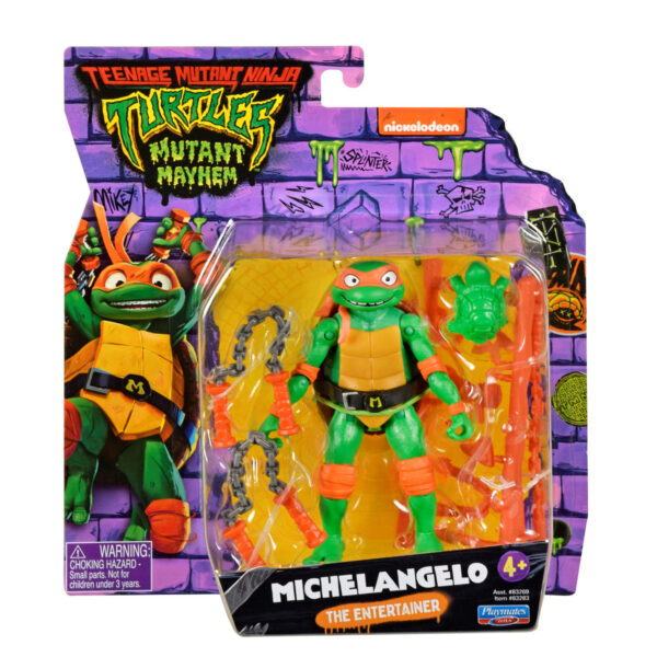 TMNT Mutant Mayhem basic figure - Michelangelo