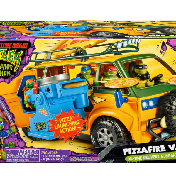 TMNT Mutant Mayhem Pizza Fire Van