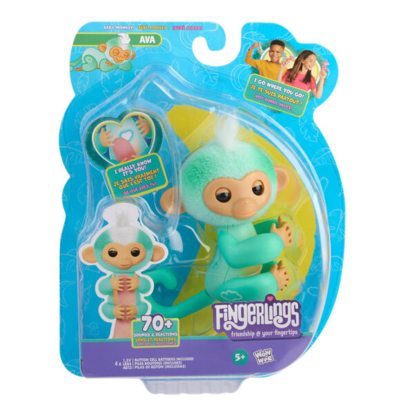 Fingerlings 2.0 Basic Monkey Teal - Sage