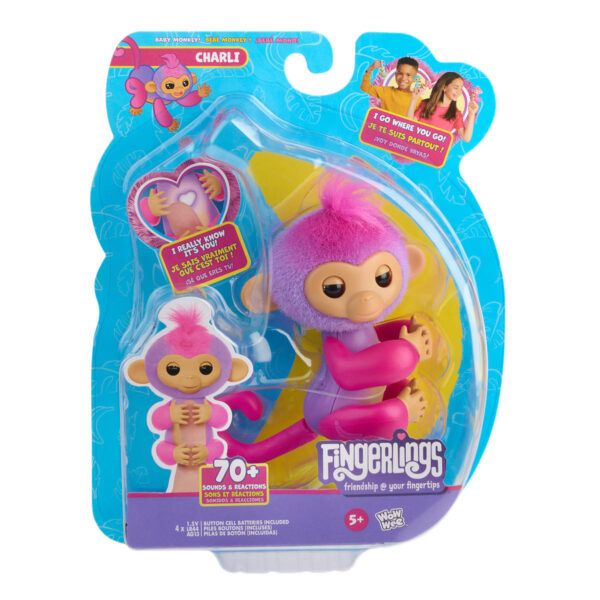 Fingerlings 2.0 Basic Monkey Purple - Charli