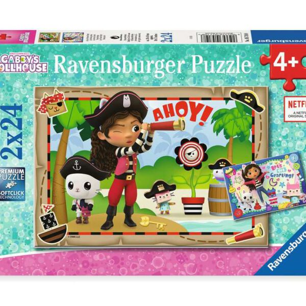 Puzzel 2x24 stukjes Gabby's Dollhouse