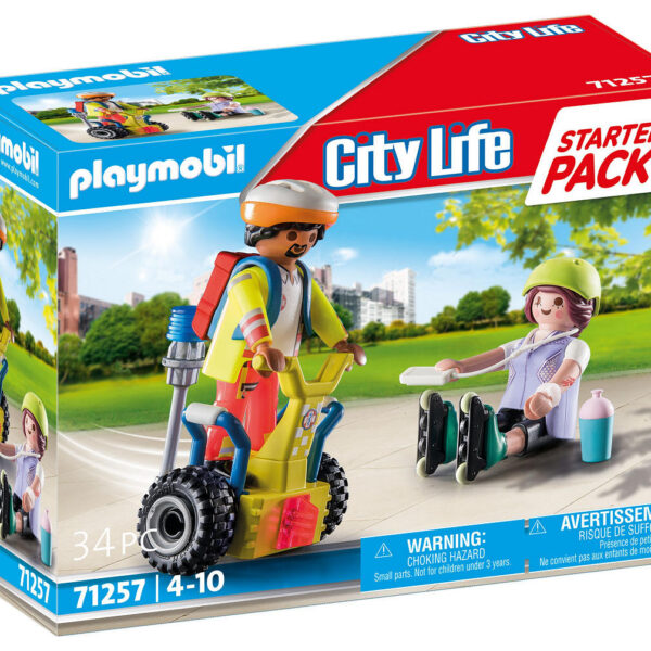 Playmobil Starterpack Rescue met segway