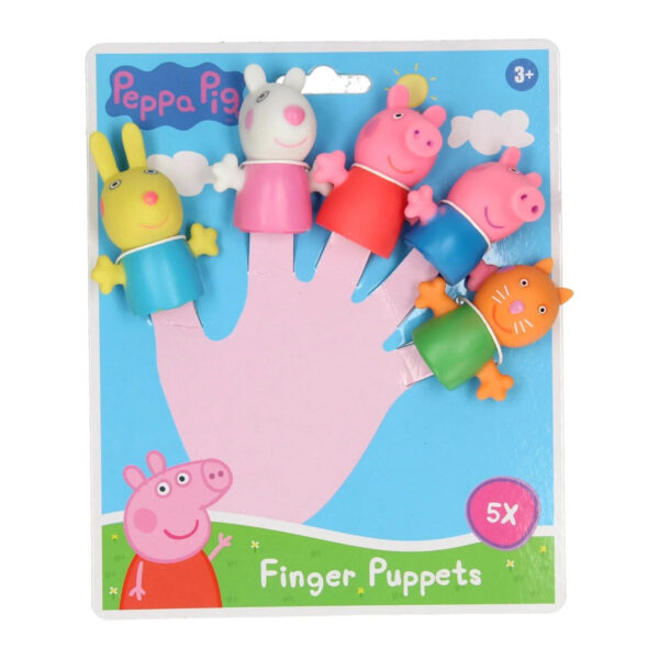 Peppa Pig vingerpoppen 5 stuks