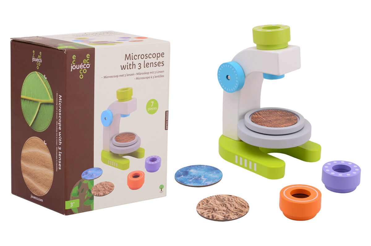 Jouéco - Microscoop met 3 lenzen