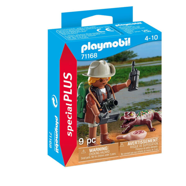 Playmobil Special plus Onderzoeker met jonge kaaiman