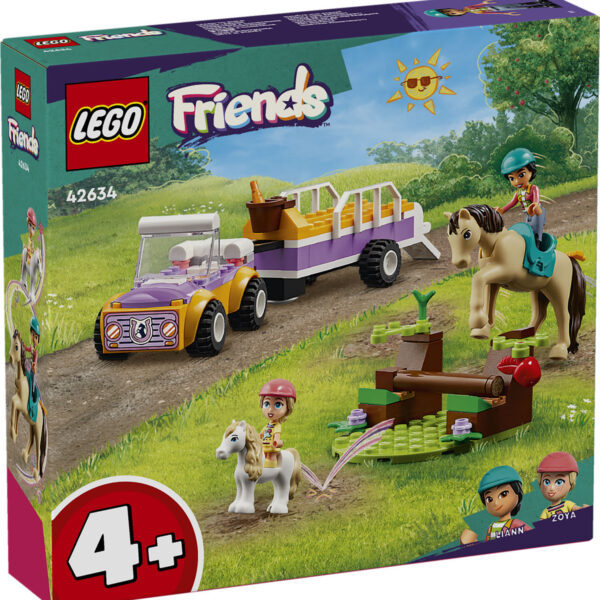 LEGO Friends Paard en pony aanhangwagen