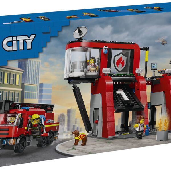 LEGO City Brandweer Brandweerkazerne en brandweerauto