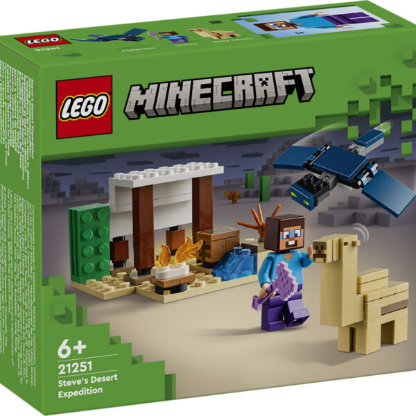 LEGO Minecraft Steve's woestijnexpeditie