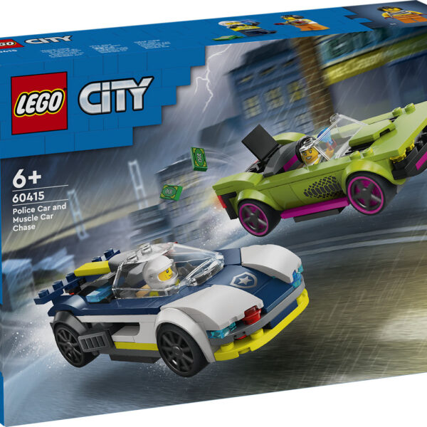 LEGO City Politie Politiewagen en snelle autoachtervolging