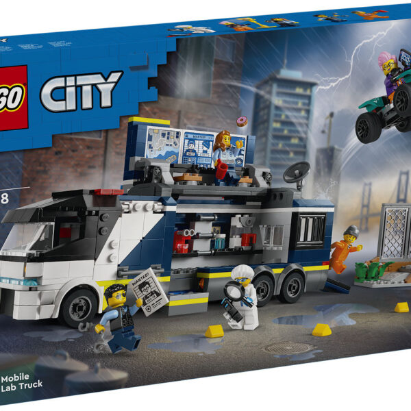 LEGO City Politie Politielaboratorium in truck
