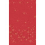 Duni Tafellaken Dunicel Star Shine Red 138x220cm