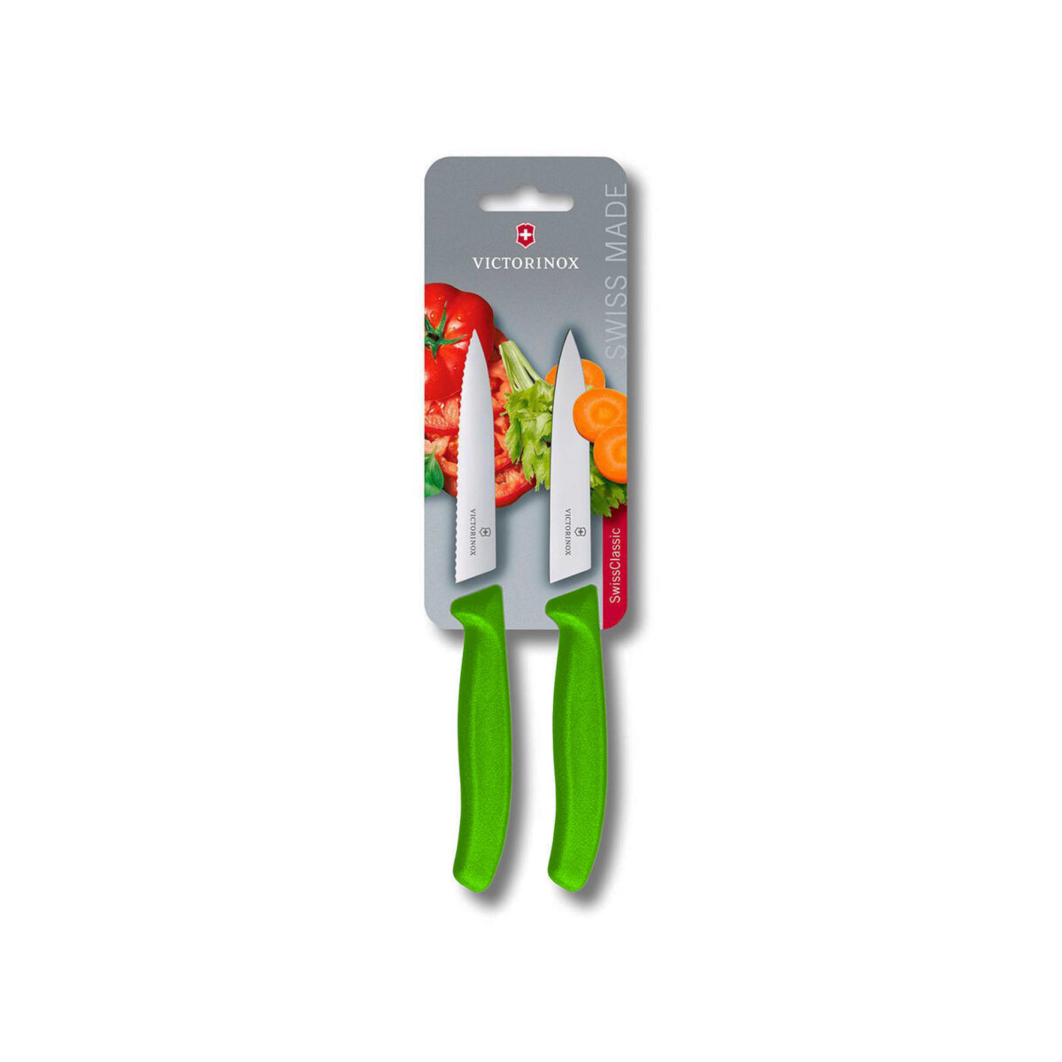 Victorinox Classic Officemes glad/kartel 10cm 2st - groen