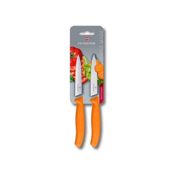 Victorinox Classic Officemes glad/kartel 10cm 2st - oranje