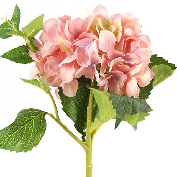 Countryfield Kunstbloem Hydrangea roze 46cm