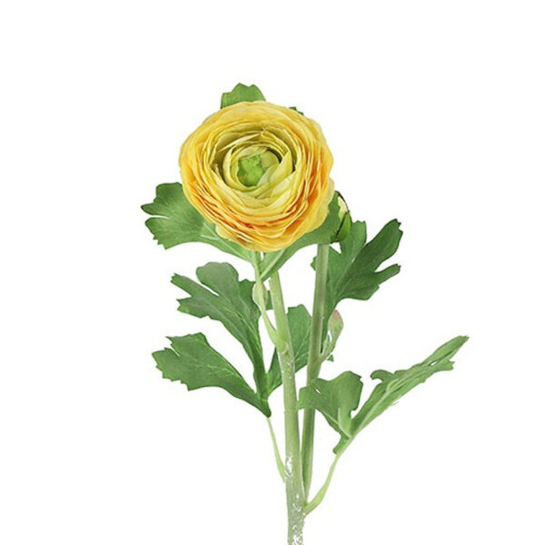 Countryfield Kunstbloem Ranunculus geel 51cm