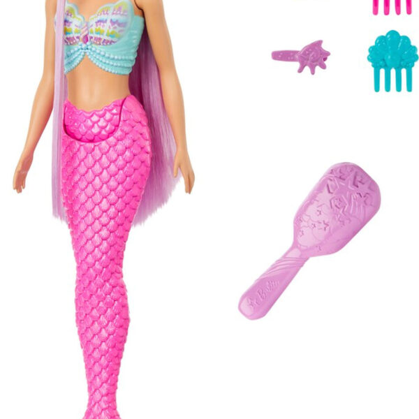 Barbie Fairytale Zeemermin - roze staart