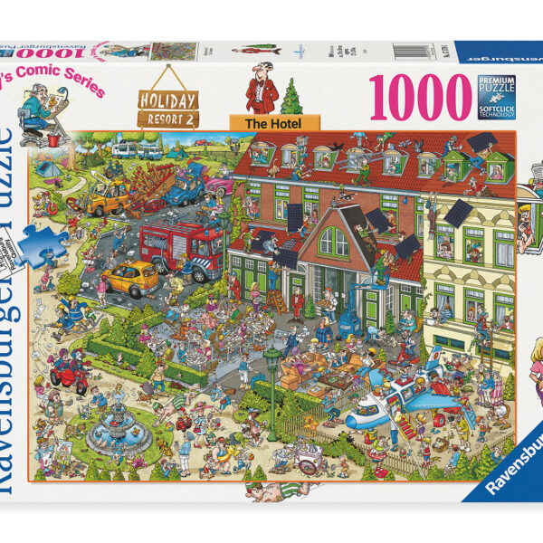 Puzzel 1000 stukjes Ray Comic Holiday resort 2: The hotel