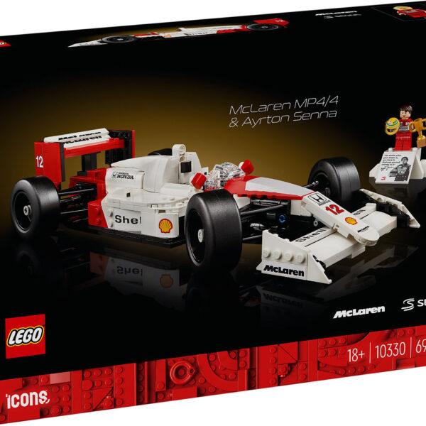 LEGO Icons McLaren MP4/4 en Ayrton Senna