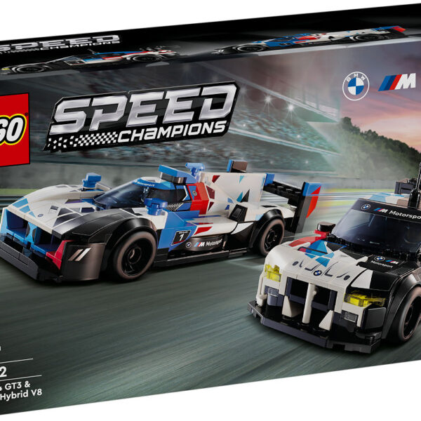 LEGO Speed Champions BMW M4 GT3 en BMW M Hybrid V8 racewagens