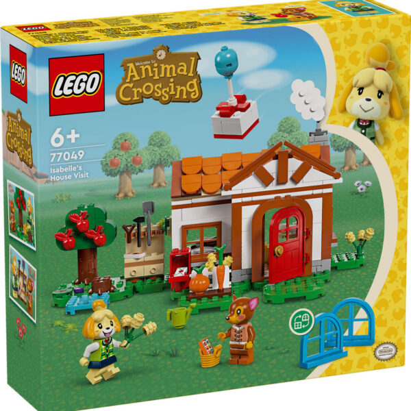 LEGO Animal Crossing Isabelle op visite