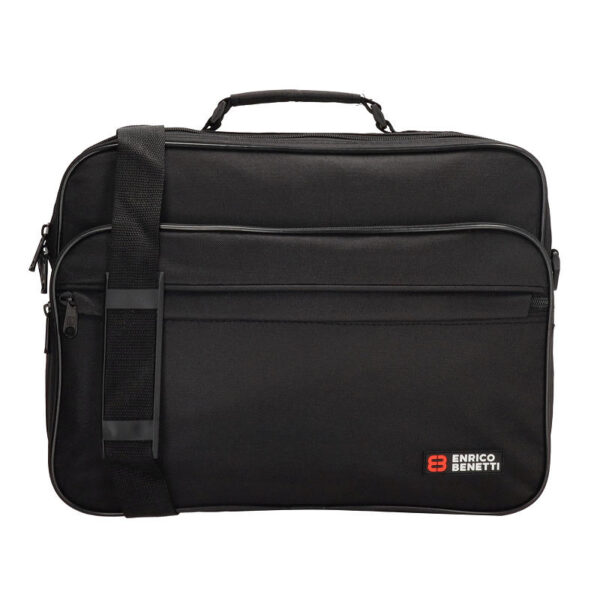 Enrico Benetti Amsterdam Reportertas 39x19x28cm - zwart