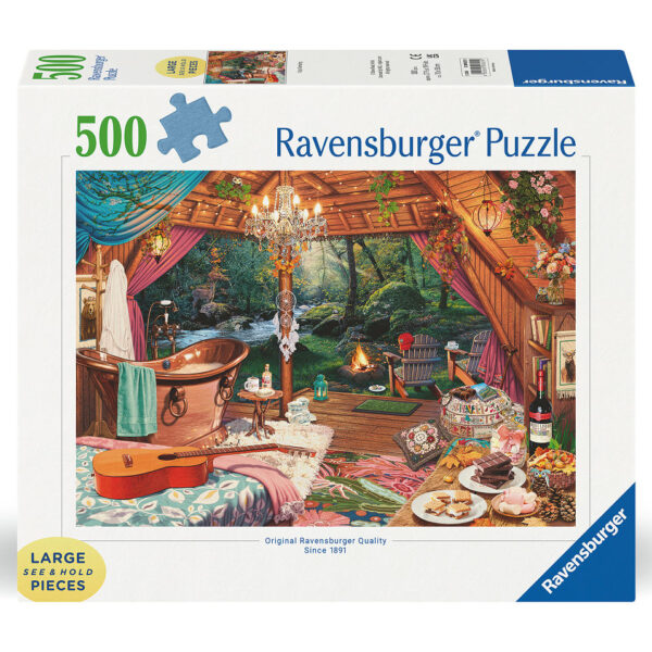 Puzzel 500 stukjes Cozy Glamping