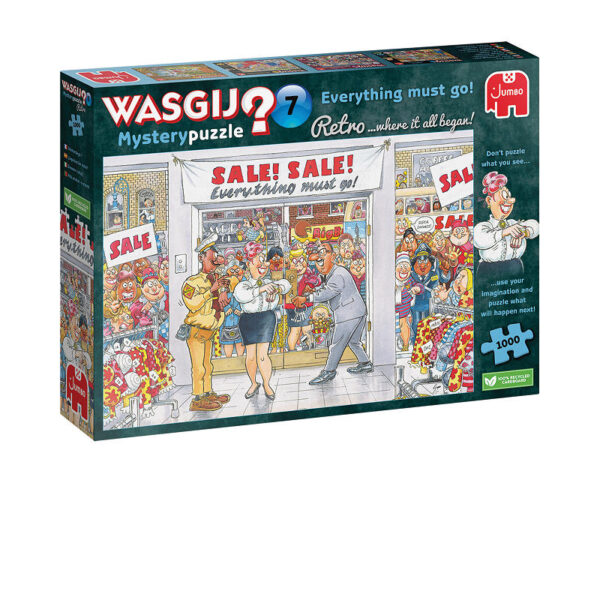 Puzzel 1000 st. Wasgij Retro Mystery 7 - Uitverkoop!