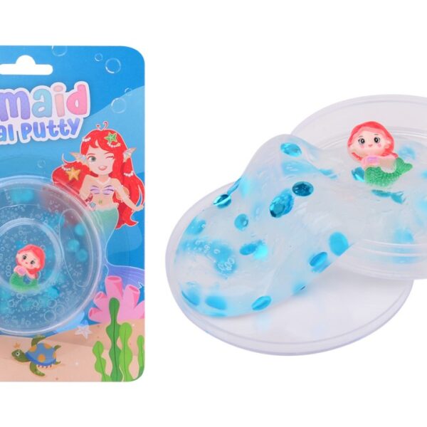 Zeemeermin putty met zeemeermin in opbergdoos