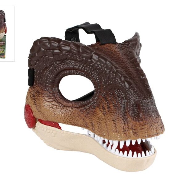 DinoWorld dinosaurus masker met geluid 22cm