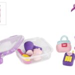 Glamour meiden gummetjes 8delig 8cm