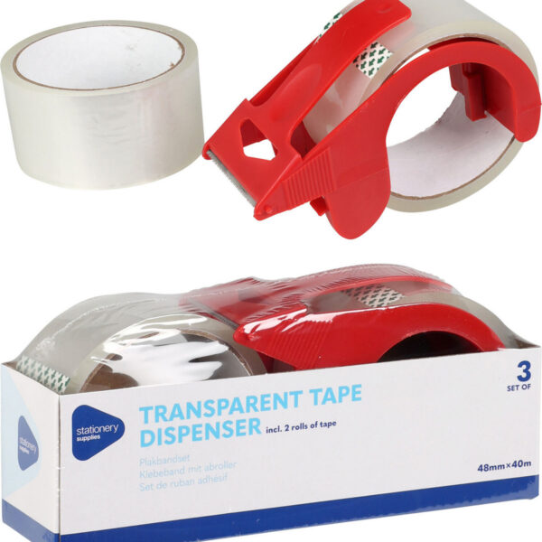 Verpakkingstape dispenser inclusief tape