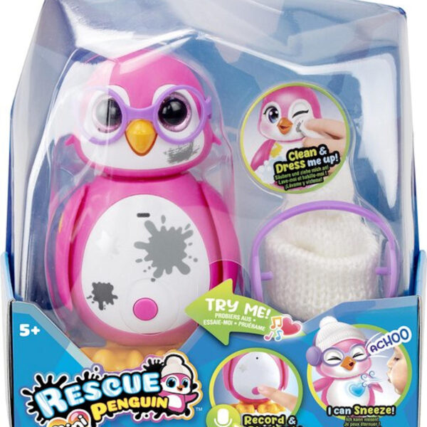 Silverlit Rescue Penguin mini - roze