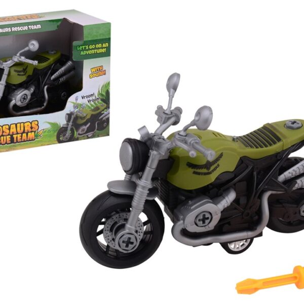 Dinosaurs Rescue Jungle motorfiets met licht en geluid