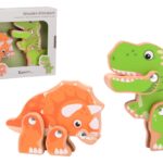 Joueco - Houten dino 2 stuks in open doos