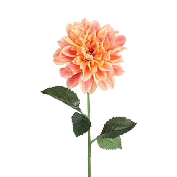 Countryfield Kunstbloem Dahlia zalm 75cm