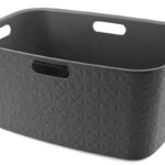 Curver Softex wasmand 45L - antraciet