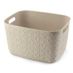 Curver Softex opbergmand Large - 19L - krijt wit