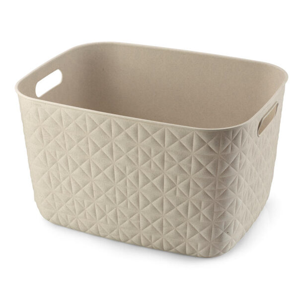 Curver Softex opbergmand Large - 19L - krijt wit