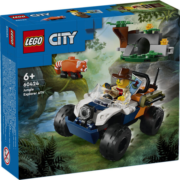 LEGO City Exploration rode panda-missie met terreinwagen