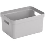 Sunware Sigma home opbergbox 13L grijs