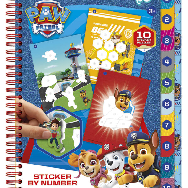 Totum Paw Patrol Sticker By Number Book