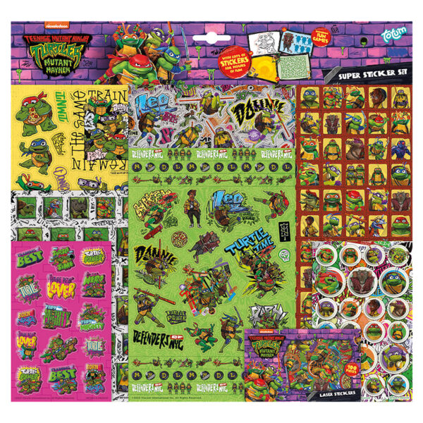 Totum TMNT Mutant Mayhem Super Sticker Set