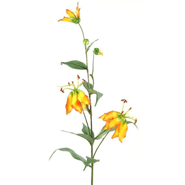 Countryfield Kunstbloem Gloriosa goud 83cm