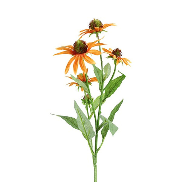 Countryfield Kunstbloem Echinacea oranje 70cm