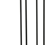 Toiletrolhouder standaard 54cm - zwart