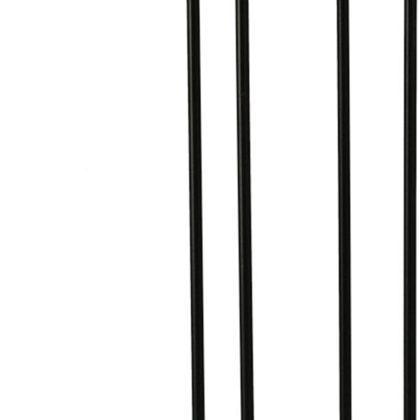 Toiletrolhouder standaard 54cm - zwart