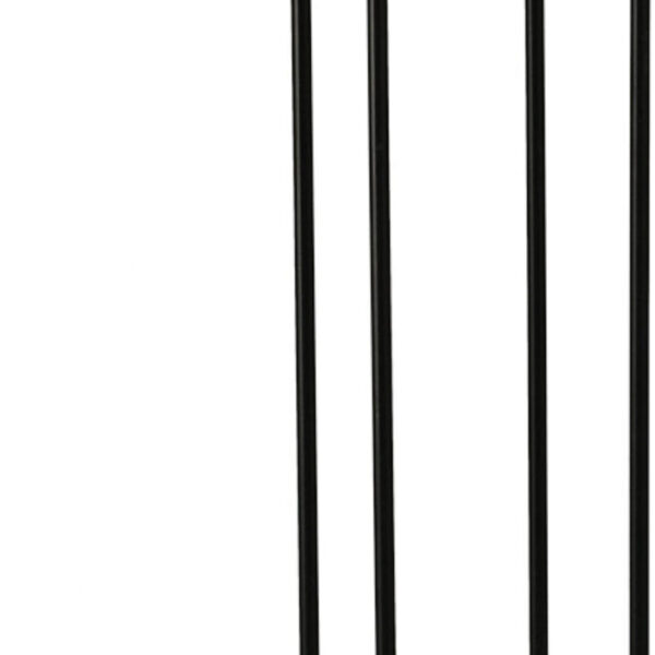 Toiletrolhouder standaard 54cm - zwart